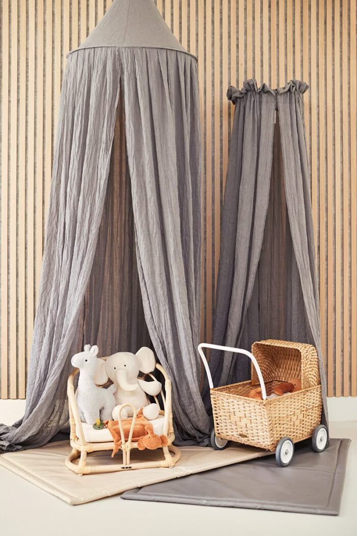 Jollein 037-001-65366 Stofftier Kuscheltier Hase Kaninchen Junge Joey grau 50 cm - Image 3